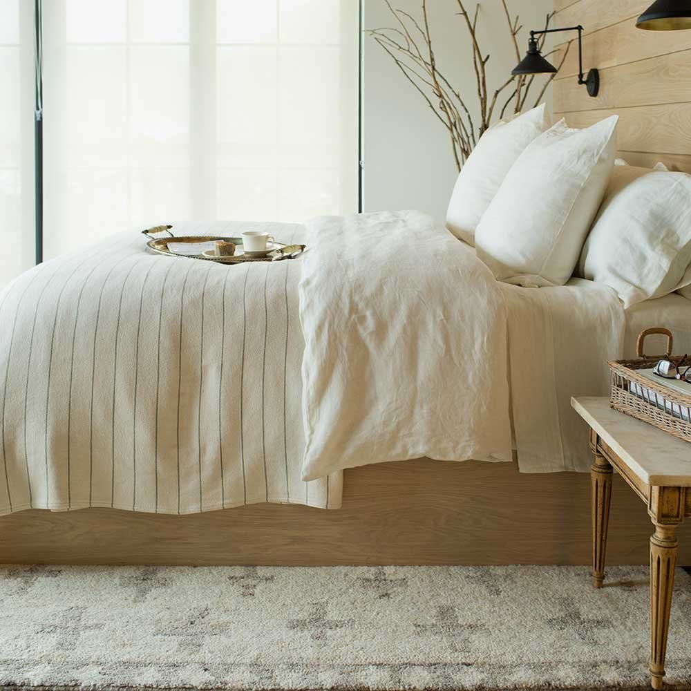 American Cotton Pinstripe Blanket