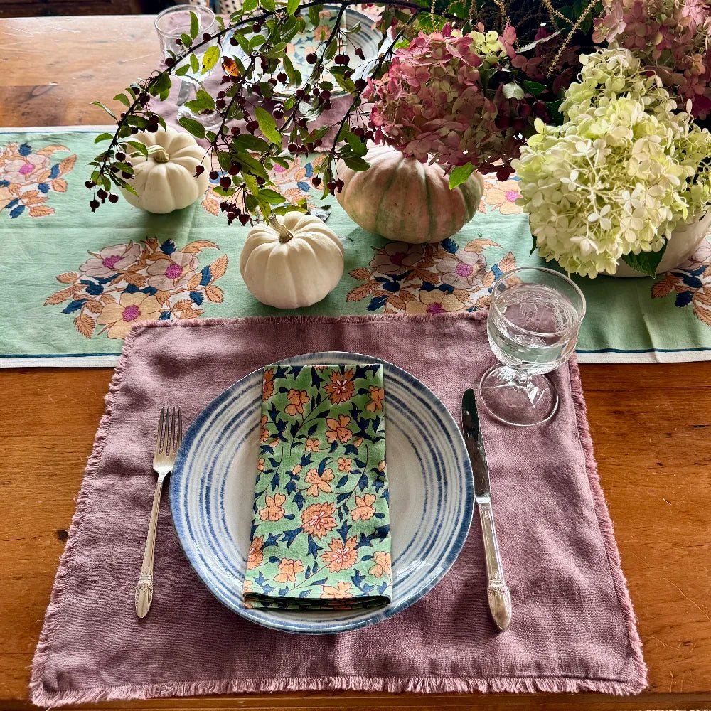 Fringed Linen Placemat