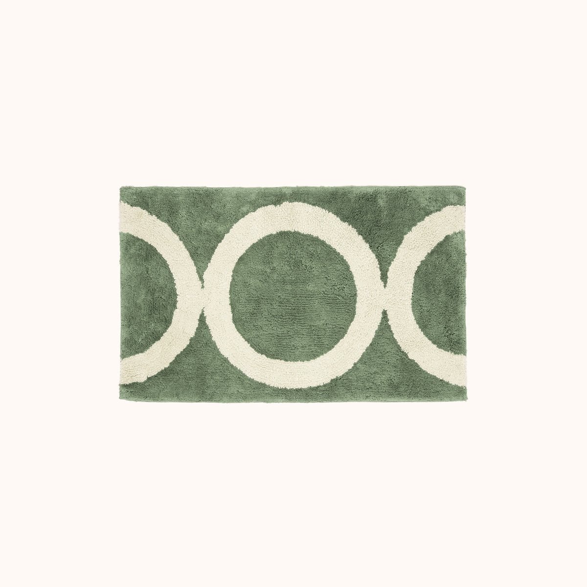 Palomino Bath Mat - Basil / Natural