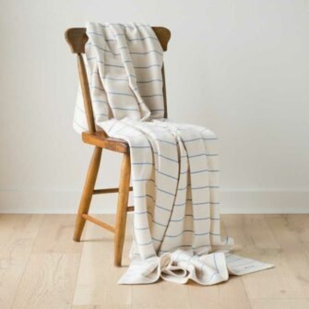 American Cotton Pinstripe Throw view 3