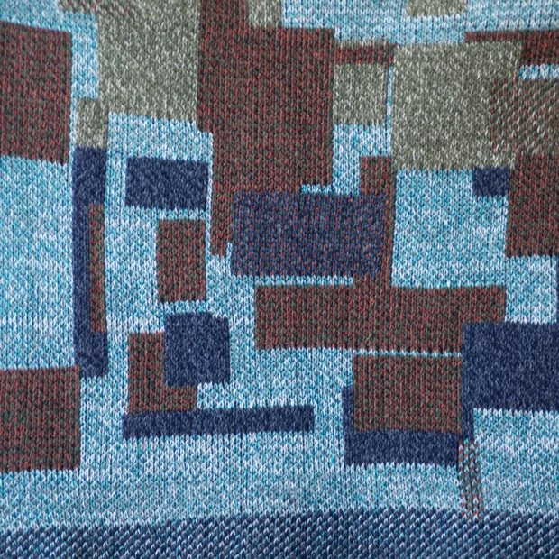 Artisanal Upcycled Patchwork Throw #23