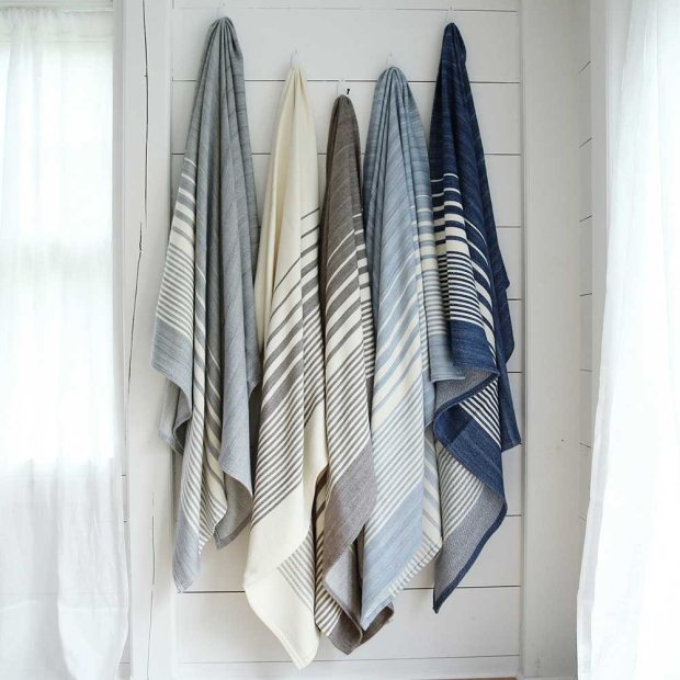 Battenkill Wool and Cotton Throw Blanket view 3