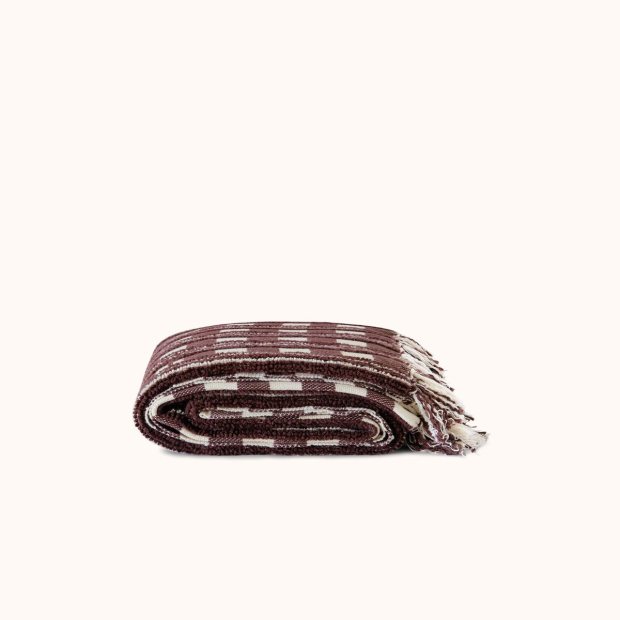 Camila Blanket - Marron / Natural view 1