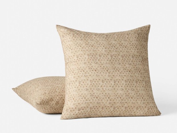 Coral Bell Print Decorative Pillow Cover view 5