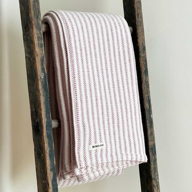 Cotton Ticking Blanket view 5
