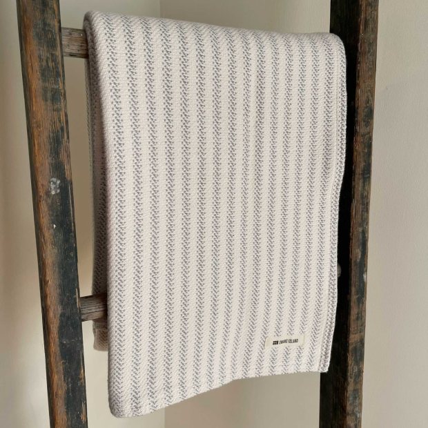 Cotton Ticking Throw view 3