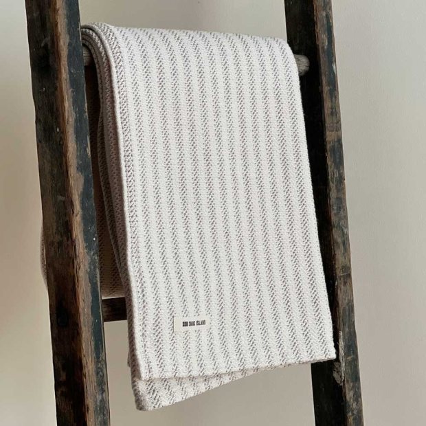 Cotton Ticking Throw view 4
