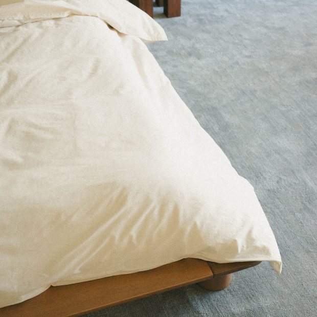 Duvet Cover Percale - Oat view 3