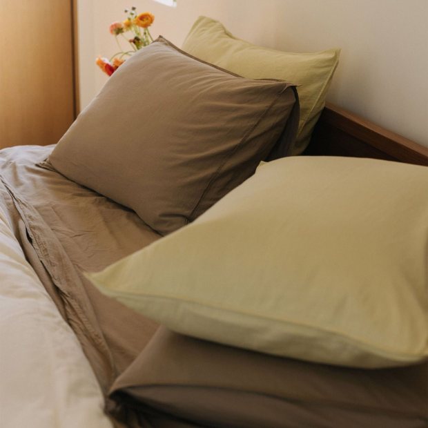 Fitted Sheet Sateen - Dune view 4