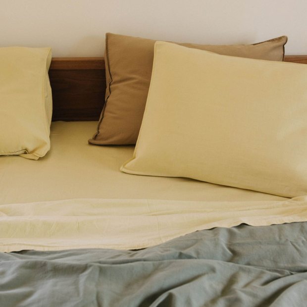 Fitted Sheet Sateen - Limon view 5