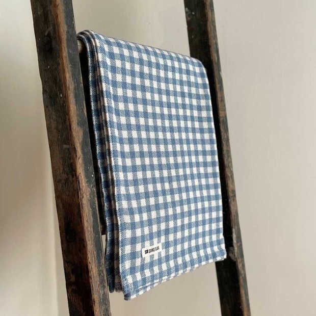 Gingham Check Cotton Throw view 2