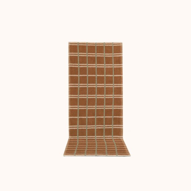 Lucia Runner - Hazelnut / Jade Multi view 1