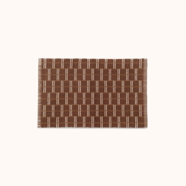 Lupe Kitchen Mat - Brown / Natural view 1