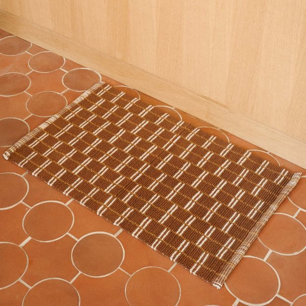 Lupe Kitchen Mat - Brown / Natural view 2