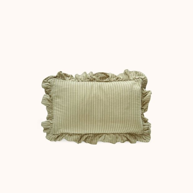Mini Ruffle Lumbar Pillow view 1