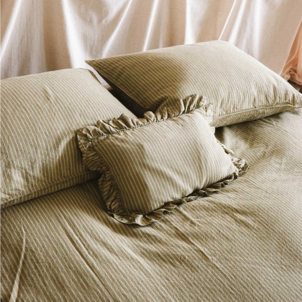 Mini Ruffle Lumbar Pillow view 2