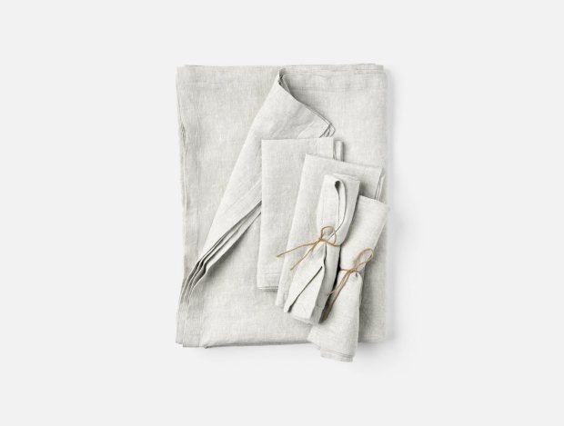 Mojave Linen Tablecloth + Napkin Set view 2