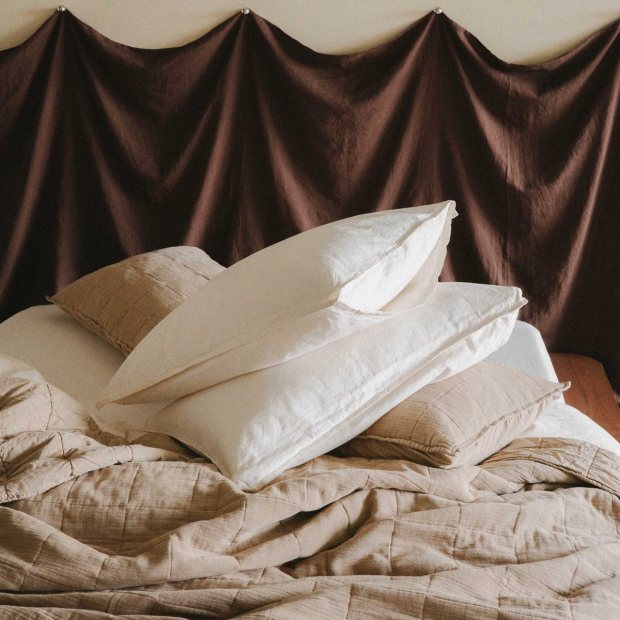 Pillowcase Set Hemp Cotton - Oat view 3
