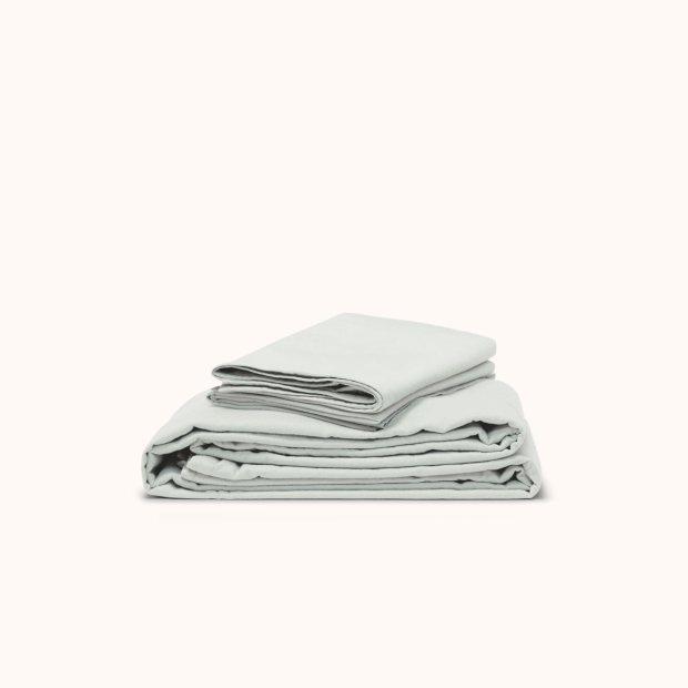 Sheet Set Sateen - Mist view 1