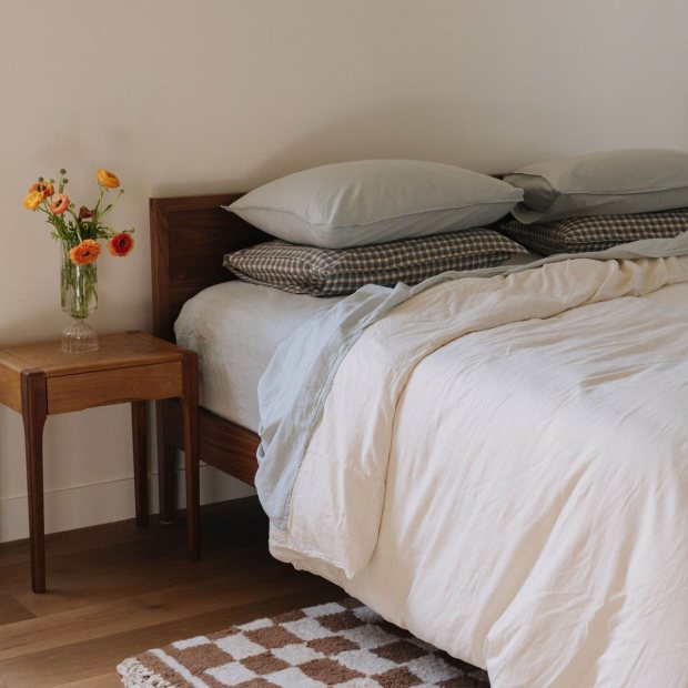 Sheet Set Sateen - Mist view 4