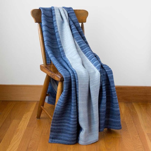 Upcycled Willoughby Throw view 2