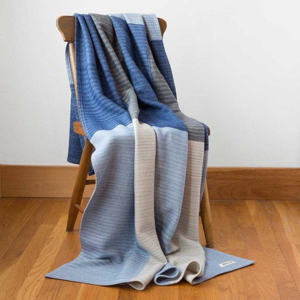 Upcycled Winooski Throw view 1