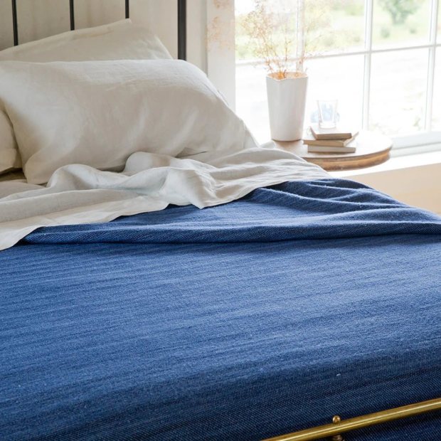 Willoughby Wool and Cotton Bed Blanket view 3